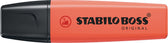 Markeerstift STABILO BOSS 70/140 pastel koraalrood - afbeelding 2