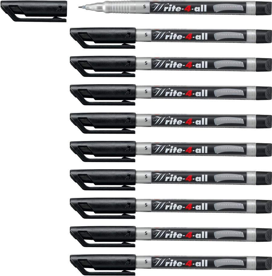 Viltstift STABILO Write-4-all 166/46 SF zwart