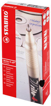 Viltstift STABILO Write-4-all 146/46 M zwart - afbeelding 4