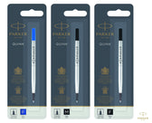 Rollerpenvulling Parker Quink F blister zwart - afbeelding 2