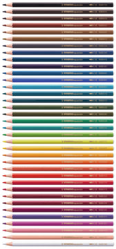 Kleurpotlood STABILO 1636 aquacolor Arty 36st ass - afbeelding 2