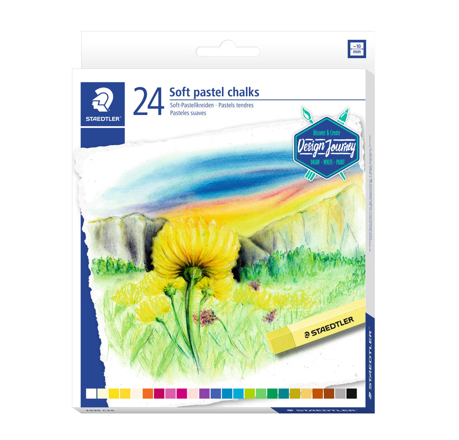 Pastelkrijt Staedtler karat zacht ass