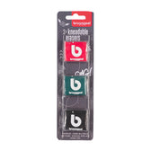 Kneedgum Bruynzeel Teens blister 3 stuks ass - afbeelding 2