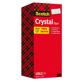Plakband Scotch Crystal 600 19mmx33m tr 7+1 - afbeelding 3