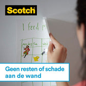 Plakband Scotch 19mmx16.5m Wall Safe + handdisp - afbeelding 5