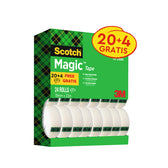 Plakband Scotch Magic 810 19mmx33m mat 20+4 - afbeelding 2