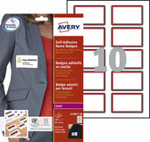 Naambadge etiket Avery L4786-20 80x50mm 200st rd - afbeelding 8