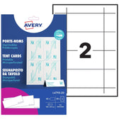 TENTKAART AVERY L4795-20 180X60MM WIT 40ST - afbeelding 2