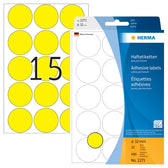 Etiket HERMA 2271 rond 32mm geel 480stuks - afbeelding 6