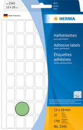 Etiket HERMA 2345 12x18mm groen 1792stuks - afbeelding 5