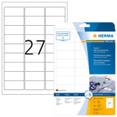 Naambadge etiket HERMA 4511 63.5x29.6mm wit