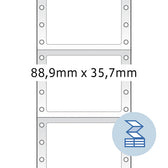 Etiket HERMA 8181 88.9x35.7mm 1-baans geel 2000st - afbeelding 6