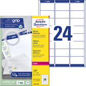 Etiket Avery L7159-100 63.5x33.9mm wit 2400stuks - afbeelding 2