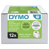 Etiket Dymo LabelWriter naamkaart 54x101 12st wit - afbeelding 4