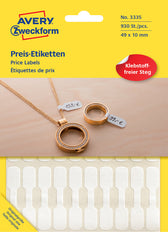 Etiket AZ 3335 49x10mm wit 924stuks - afbeelding 5