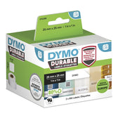 Etiket Dymo LabelWriter industrieel 25x25 2st wit - afbeelding 2