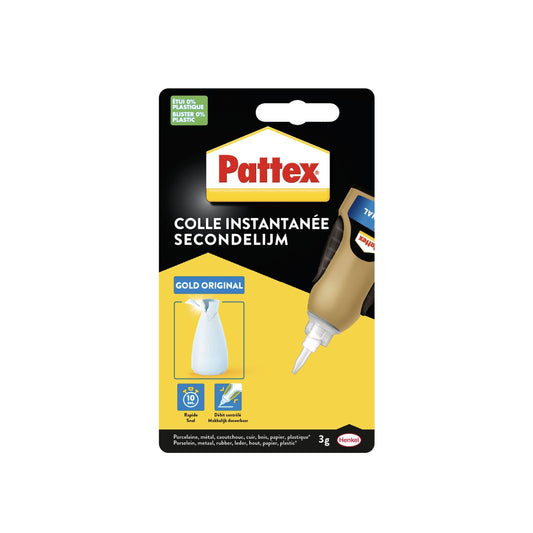 Secondenlijm Pattex Gold original 3gr