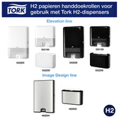 Handdoek Tork H2 Premium 2laags 212x340mm 100288 - afbeelding 6