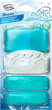Toiletblok Air plus ocean 55ml met houder - afbeelding 2
