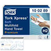 Handdoek Tork H2 Premium 2laags 212x255mm wit - afbeelding 5