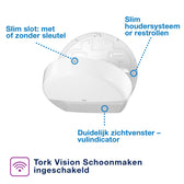 Toiletpapierdispenser Tork T1 jumbo wit 554000 - afbeelding 3