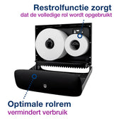 Toiletpapierdispenser Tork T2 Image Line zilver - afbeelding 7