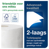 Toiletpapier Tork T2 Advanced jumbo klein wit - afbeelding 6