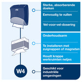 Reinigingsdoekdispenser Tork W4 gevouwen rood - afbeelding 7