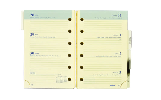Agendavulling 2026 Brepols Brefax 27 7d/2p