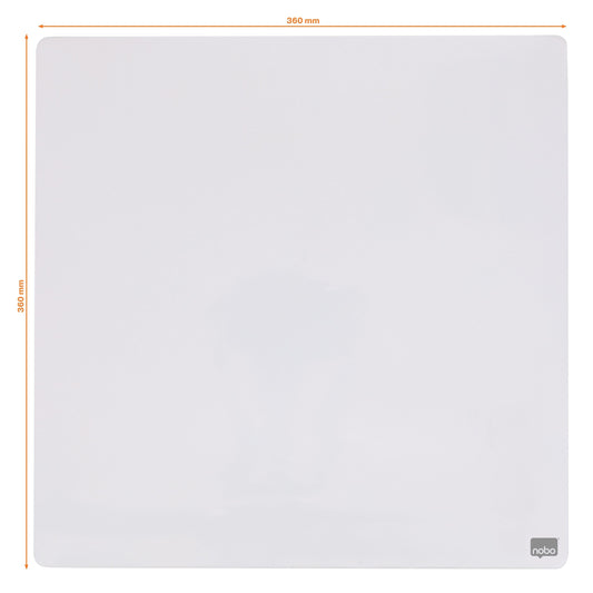 Whiteboard Nobo tegel 36x36cm wit magnetisch