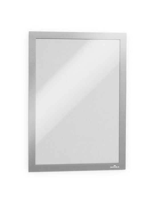 Duraframe Durable 487223 A4 zilvergrijs 2 stuks