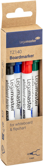 Whiteboardmarker Legamaster TZ140 1mm 4st ass - afbeelding 2