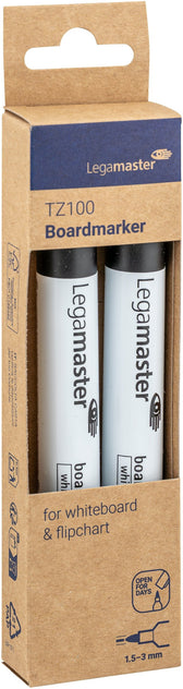 Whiteboardmarker Legamaster TZ100 2mm 2st zw - afbeelding 2