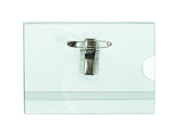 Badge Quantore clip+speld 60x90mm
