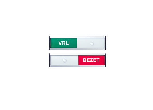 Infobord vrij bezet 125x30mm
