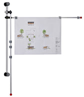 Wandhouder MAUL  met 2 armen 1.32m 62530 grijs - afbeelding 2