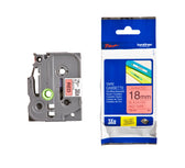 Labeltape Brother Ptouch TZe441 18mm rood - afbeelding 3