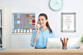 Planbord Nobo week/uur 8 panelen met 24 sleuven - afbeelding 2