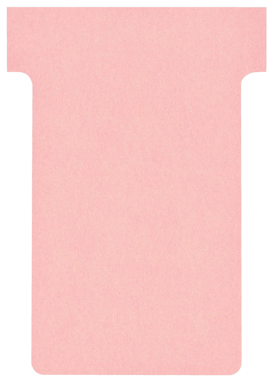T-kaart Nobo nr.2 48mm roze 100 stuks