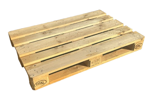 Gebruikte houten Europallet 1200 x 800 mm - 4-weg