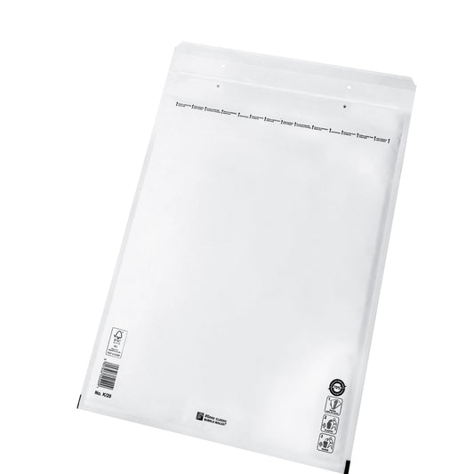 Luchtkussenenvelop wit 175 x 200 mm met duo sluiting (200 stuks)