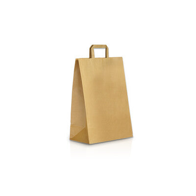Bruine gerecyclede kraft zak 70 g/m² 110 x 220 mm