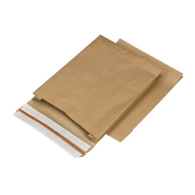 Papieren zak Do Good Bag Gerecycled kraftliner Onbedrukt bruin 135 g/m² 450x550