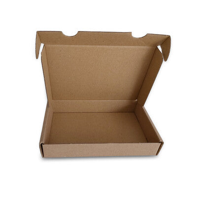 Bruine brievenbusdoos 160 x 110 x 27 mm van enkelgolf kraftkarton