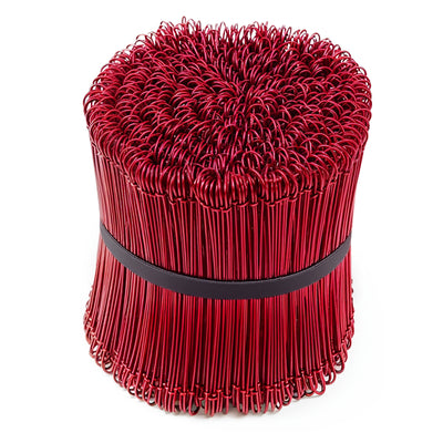 Geplastificeerde snelbinder rood 1 x 200 mm