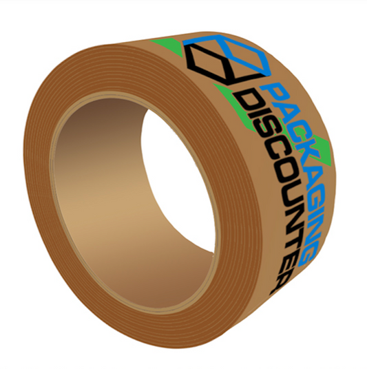 Kraft solvent tape bedrukt - 3 kleuren