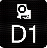 Labeltape Dymo LabelManager D1 polyester 9mm geel