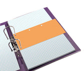 Scheidingsstrook Oxford duo 240x105mm oranje 60st - afbeelding 2