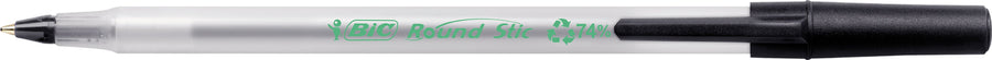 Balpen Bic Ecolutions round stic M zwart