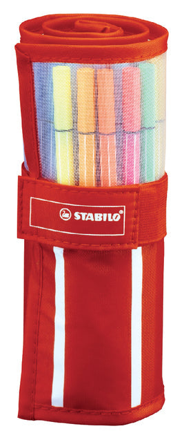 Fineliner STABILO Pen 68/30 rollerset ass 30st